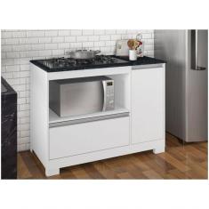 Balcão Para Cooktop Nt3050 Com 1 Gaveta Notável Branco