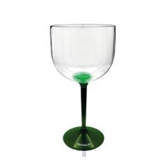 Taça Gin Bicolor Verde de Acrílico