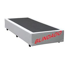 Base Box Solteiro Blindado Sintético Branco