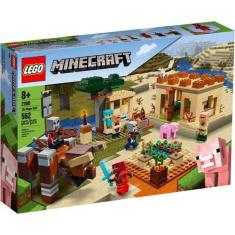 Lego Minecraft Playset O Ataque De Illager 562 Peças 21160