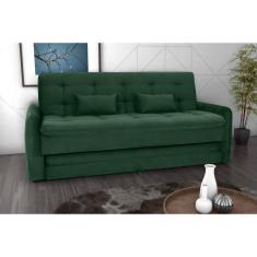 Sofá Cama C/ Aux. Madalena Masserati Verde E402 - Matrix