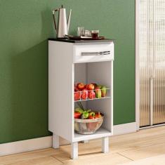 Armário de Cozinha Fruteira 1 Gaveta Branco - Telasul