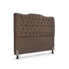 Cabeceira De Cama Box Queen 160cm Dunas - Veludo Marrom
