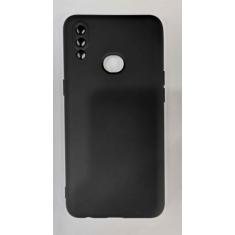 Capa Capinha Silicone Aveludada Premium Galaxy a10s - sem, preto