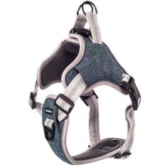 Coleira Peitoral Antipuxão para Cachorro MADOG Comfort, Azul, P