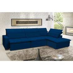 Sofá Istambul 3.80x2.10m Retrátil e Reclinável com Chaise - Sofisticat