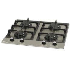 Cooktop à Gás Fischer 4 Bocas Platinium Prime Trempe em Ferro Fundido 