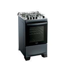 Fogão Dako Supreme Glass 4 Bocas a Gás Acendimento Automatico Titanium Bivolt