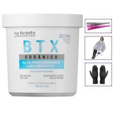 Btx Capilar Orgânico Anti Frizz Sem Formol 1kg + Brindes - For Beauty