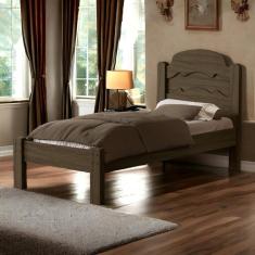 Cama íris Solteiro Castanho Cambel