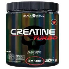 Creatina Monohidratada Creatine Turbo Black Skull 300g Energia Força G