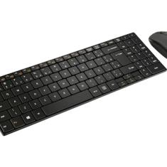 Teclado e Mouse Sem Fio Multi TC202, ABNT2, 2.4 Ghz Slim, USB, Preto