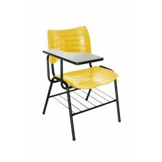 Cadeira Iso Linha Polipropileno Iso Universitária Amarelo