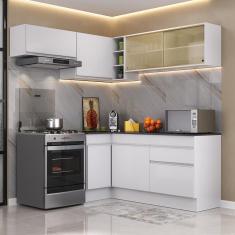 Armário De Cozinha Completa De Canto Mp2094.891 Branco