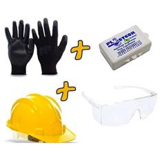 Capacete de Proteção Plastcor PLT Classe B Com Suspensão CA 31469 LARANJA