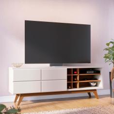 Rack Colibri Noronha com 180 cm de Largura, Ideal para TV de Até 70”