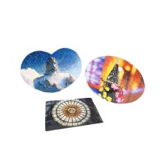 Kit 3 Quebra-cabeças Formatos Cognitivo para Idosos Arte Sacra