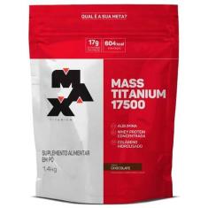 Mass Titanium Hipercalórico 1,4Kg - Max Titanium - Massa Muscular E Ga