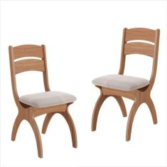 Conjunto 2 Cadeiras Estofadas - Dalla Costa