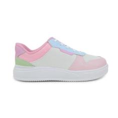 Tênis Infantil Pink Cats Flatform Colorido - V3852-Feminino