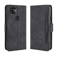 Capa com compartimento para cartão para ZTE A1 ZTG01, capa flip carteira de couro para ZTE A1 ZTG01, capa magnética retrô, capa de telefone carteira com compartimentos para cartão
