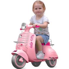 Moto Scooter Eletrica Bandeirante Lambreta Vespa Hello Kitty 6V
