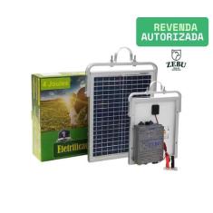 Eletrificador Solar Cerca Elétrica Rural Zebu Zs80i 80km