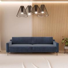 Sofá 4 Lugares 240cm Fun Neo Azul Jeans