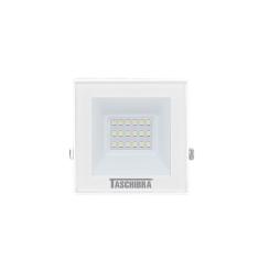 Refletor Tr Led 20w Slim Branco - Taschibra 3000k (amarela)