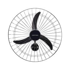 Ventilador Ventisol Oscilante New De Parede 60cm Preto 127V