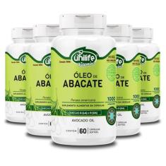 Kit 5 Óleo De Abacate Unilife 60 Cápsulas