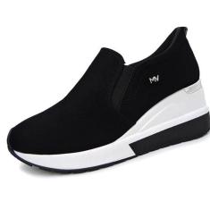 Tenis Casual Slip On com Salto Via Marte 23-1901
