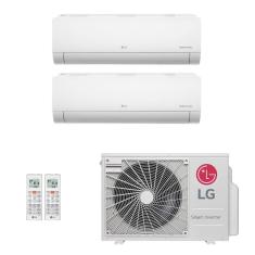 Ar-Condicionado Multi Split Inverter LG 18.000 (2x Evap HW 7.000) Quente/Frio 220V