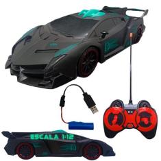 Carro De Controle Remoto 7 Funções Presente Menino Recarrega - Art Bri