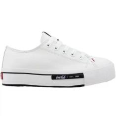 Tênis Coca Cola Daytona Plataforma Feminino-Feminino