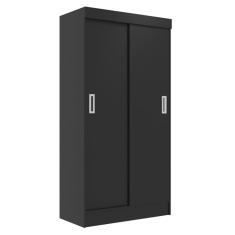 Guarda-Roupa Solteiro Berlim 2 PT Preto