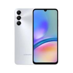 Samsung Celular Galaxy A05s 128GB, 6GB RAM, Tela Infinita de 6.7" - Prata