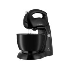 Batedeira Britânia Preta 500W 4 Velocidades 4,3L Pérola 550, Preto, 11