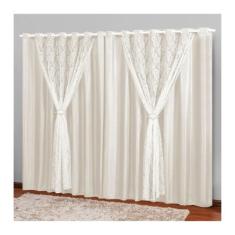 Cortina de Renda em Oferta 3,00x2,50 Tecido Grande Marrocos - EMPÓRIO 