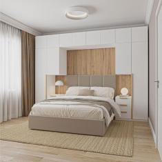 Guarda-roupa Modulado 10 Peças 12 Portas 2 Mesas Cabeceira Jade Cabecasa Madeiramadeira