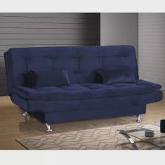 Sofá Cama 3 Lugares com 2 Almofadas Salomé Matrix