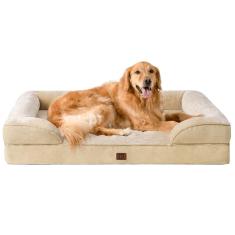 Cama ortopédica para cães EHEYCIGA Memory Foam impermeável grande