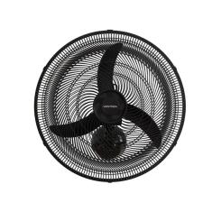 Ventilador Parede Preto 50cm New Plástico 130W Ventisol 220V