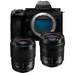 Câmera Panasonic Lumix S5 IIX Mirrorless 6K Kit Lentes 50mm e 20-60mm