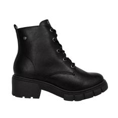Bota Ramarim Feminina Coturno Tratorado Confortável Casual-Feminino