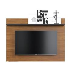 Painel para TV até  47 Polegadas Maia Colibri, Noce Milano e Preto Fos