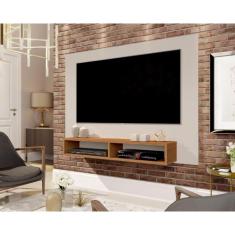 Painel Ipanema Off White / Nature para TV até 47'' fosco