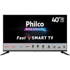 Smart TV 40'' Philco PTV40G60SNBL FHD com Tela Infinita Audio Dolby Loja de Aplicativos e Processador Quadcore