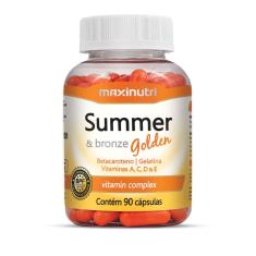Suplemento Alimentar Summer e Bronze Golden Maxinutri - 90 Cápsulas 90 Cápsulas