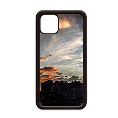 Capa azul escuro céu nuvens coloridas para iPhone 12 Pro Max para Apple Mini Mobile Case Shell